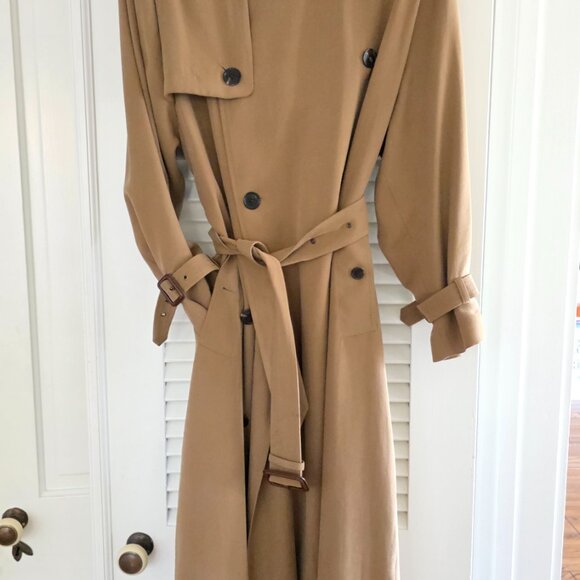Saint Laurent Twill Trench in Sable Runway Spring/Summer 2024 Size 36 - Picture 10 of 16